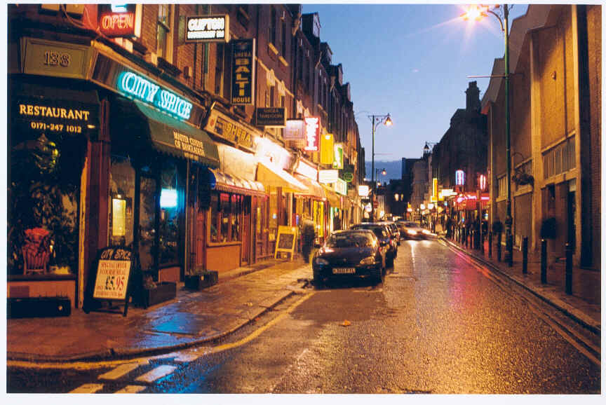 Brick Lane by night